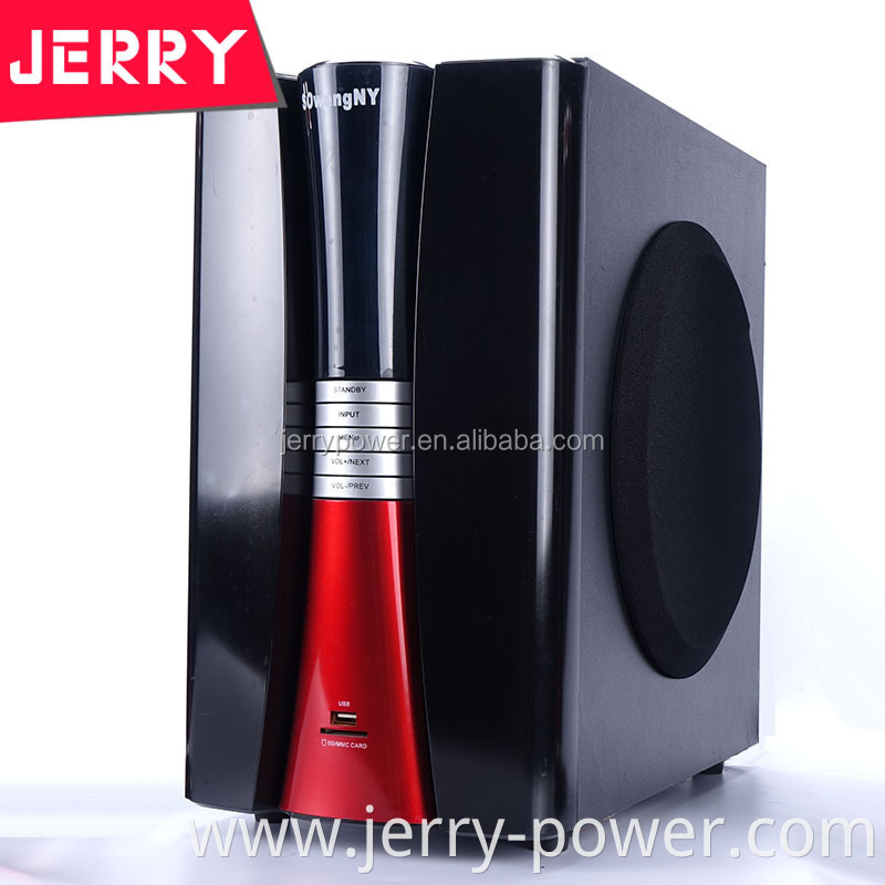 Jerry 2016 new 8 inch subwoofer 2.1 speaker system home theater